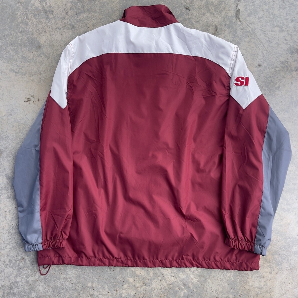 Washington Redskins Dunbrooke Windbreaker Jacket Mens 2XL Burgundy NFL Full Zip - Picture 2 of 8